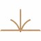 Ekena Millwork Redmond Timber Gable Bracket, Western Red Cedar, 108"W x 58"H x 3 1/2"D x 3 1/2"F, 13/12 Pitch GBW108X58X0404RED00SWR - alternate 1